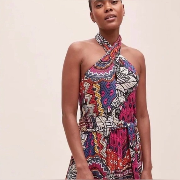 Anthropologie Maeve Cynthia Halter Maxi Dress - Picture 2 of 10